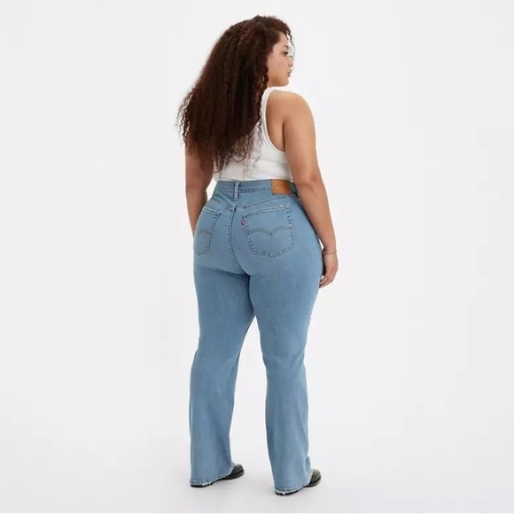 Levis | 725 High Rise Bootcut Denim Jeans Plus Size 16W Lightwash Casual Curvy - Picture 2 of 12